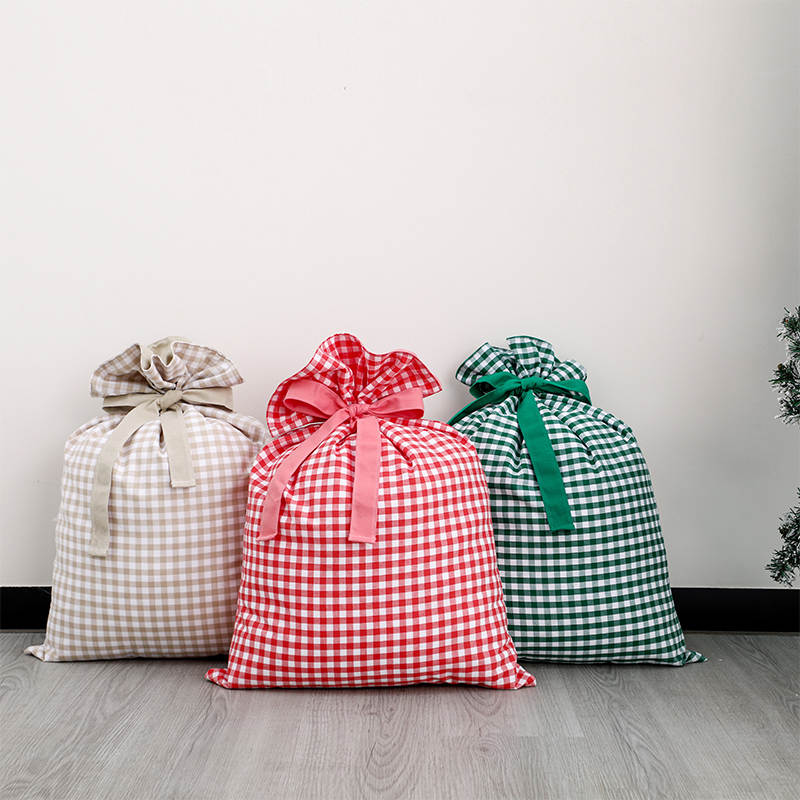 Gingham Santa Sack *PRE-ORDER