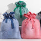 Gingham Santa Sack