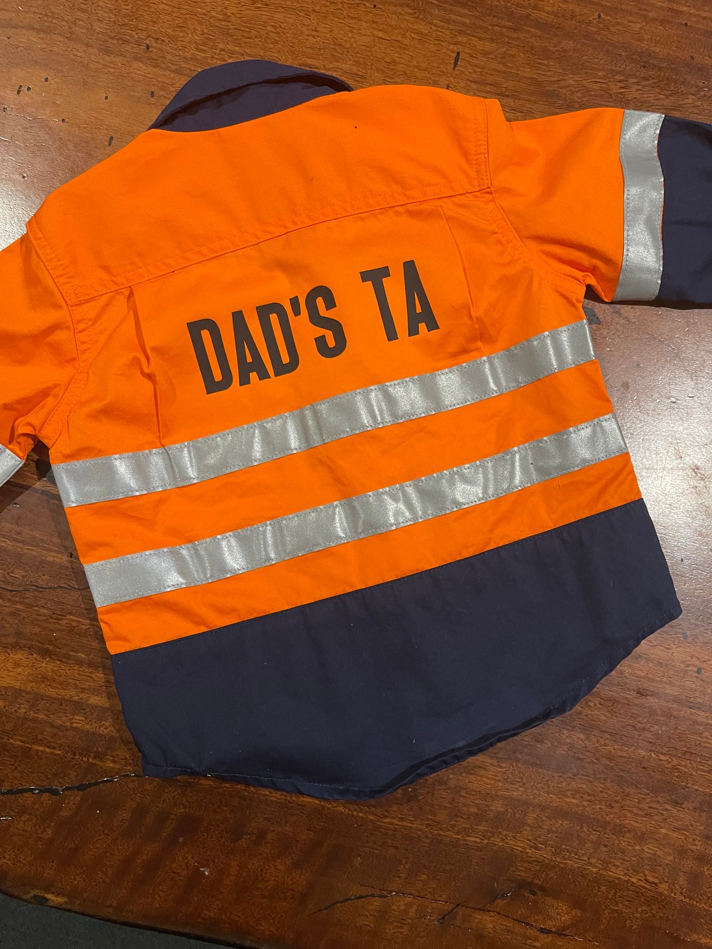 Kids Hi-Vis Workshirt with Reflective Strips