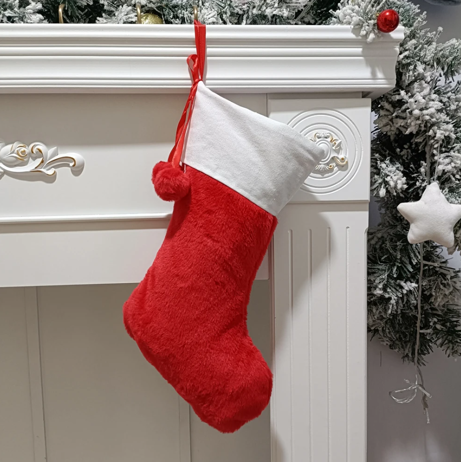 Plush Christmas Stocking