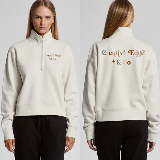 Women's Half Zip Crew