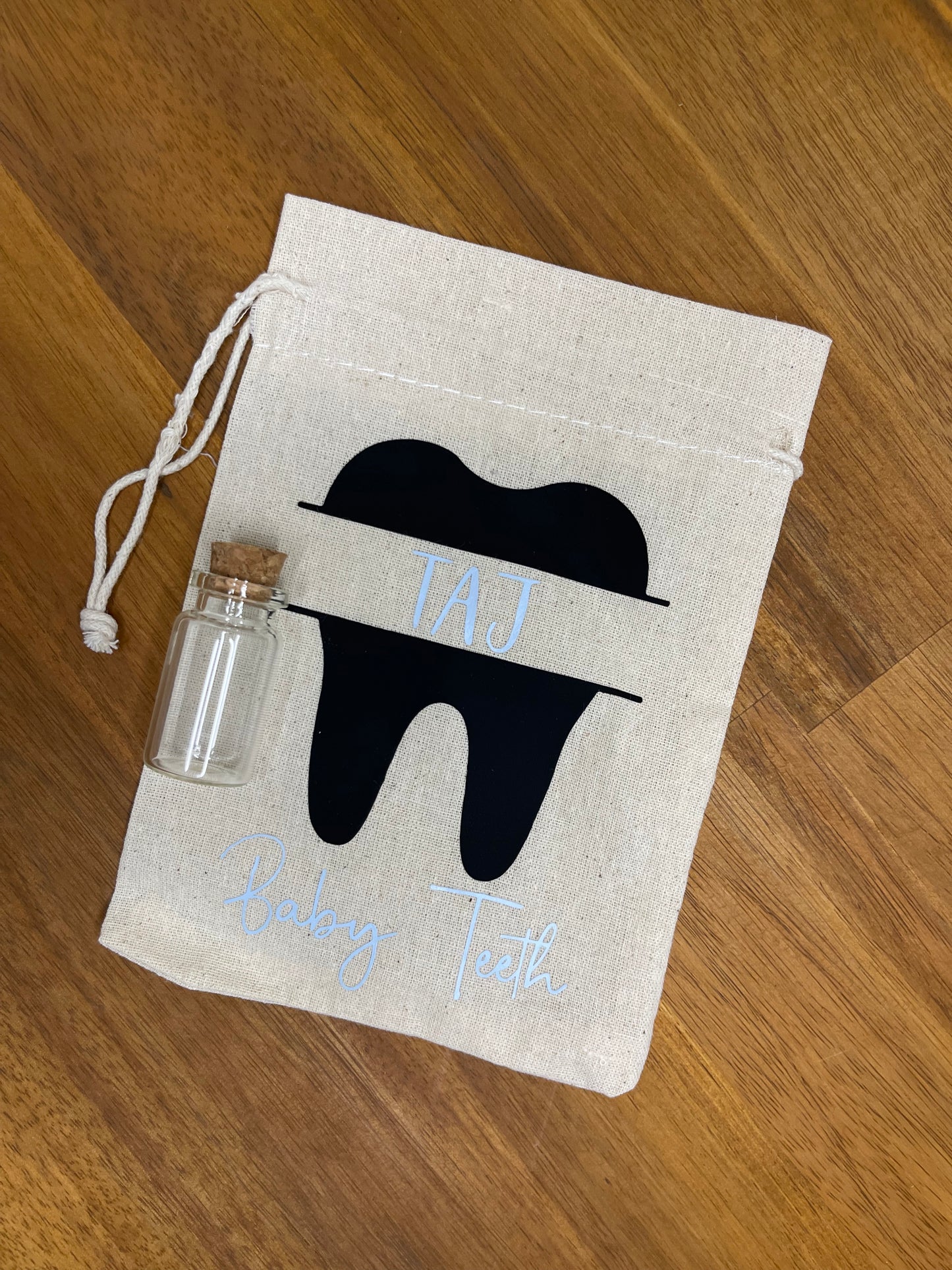 Baby Teeth Keepsake Bag