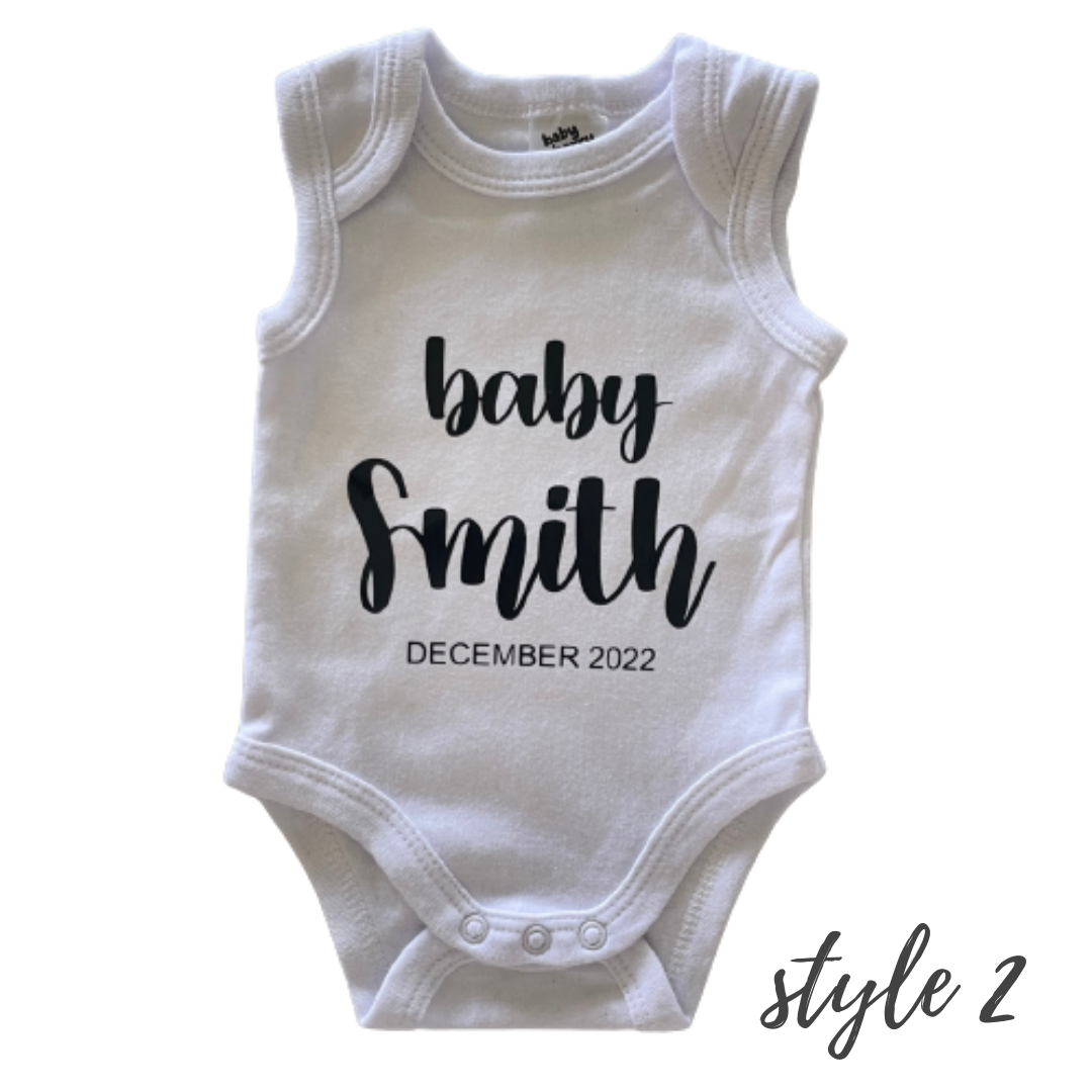 Pregnancy Announcement Onesie