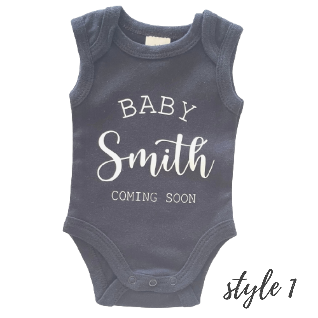 Pregnancy Announcement Onesie